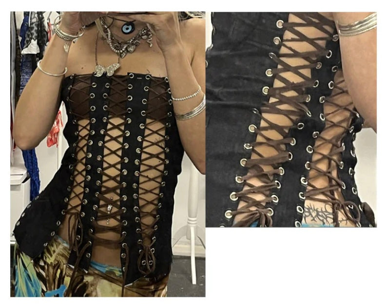 Eyeleted Corset