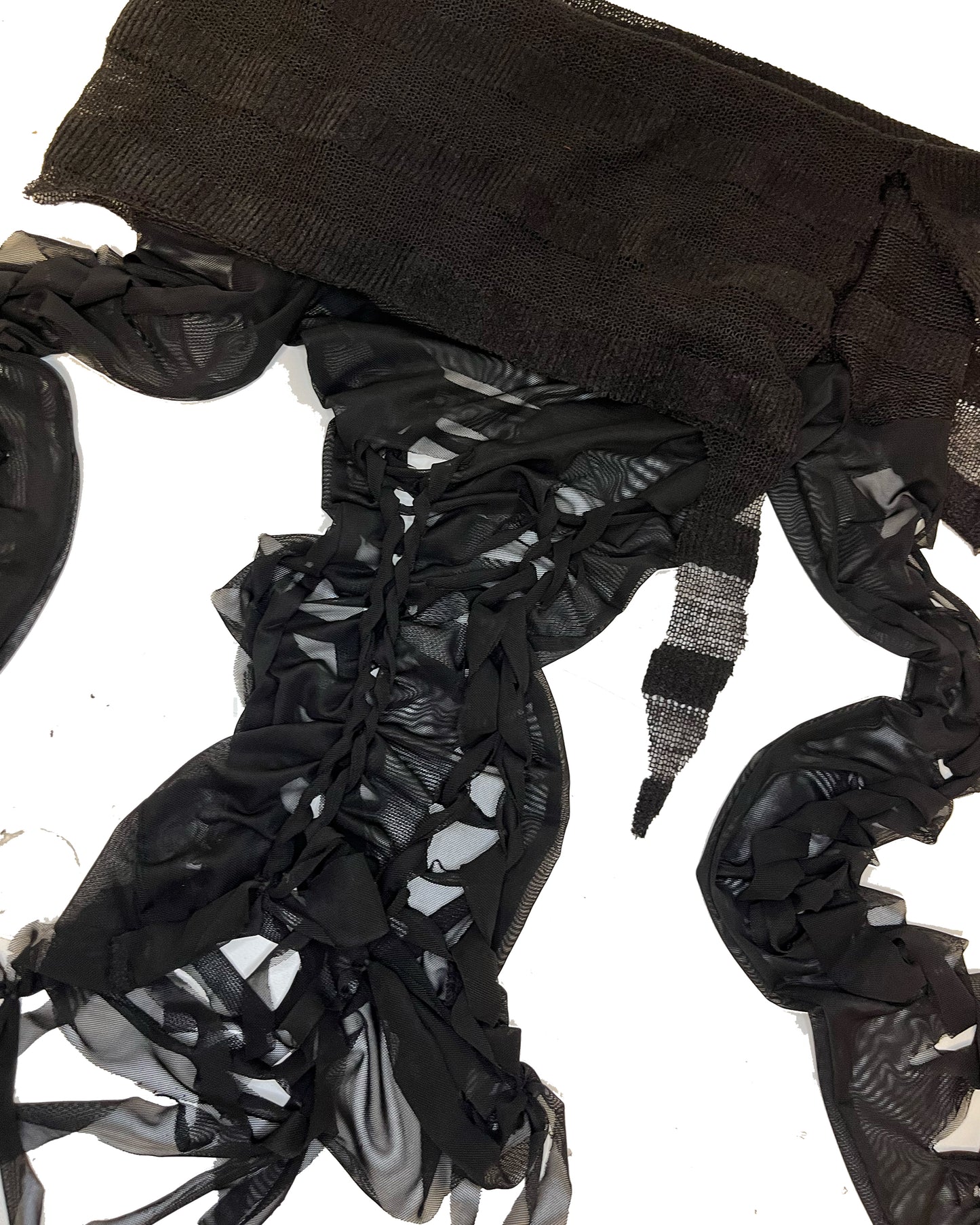 Winter Fairy Mesh Top / Black