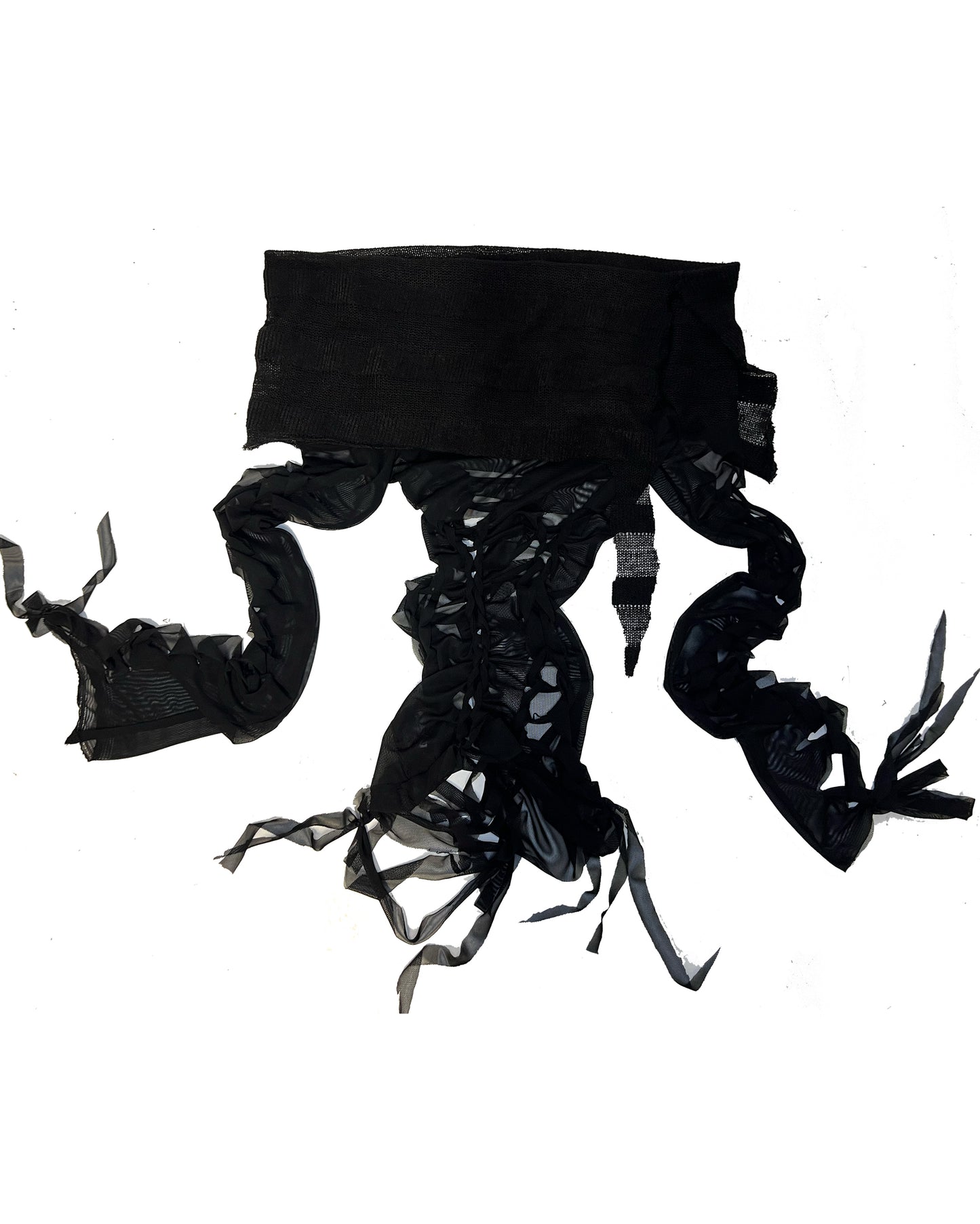 Winter Fairy Mesh Top / Black