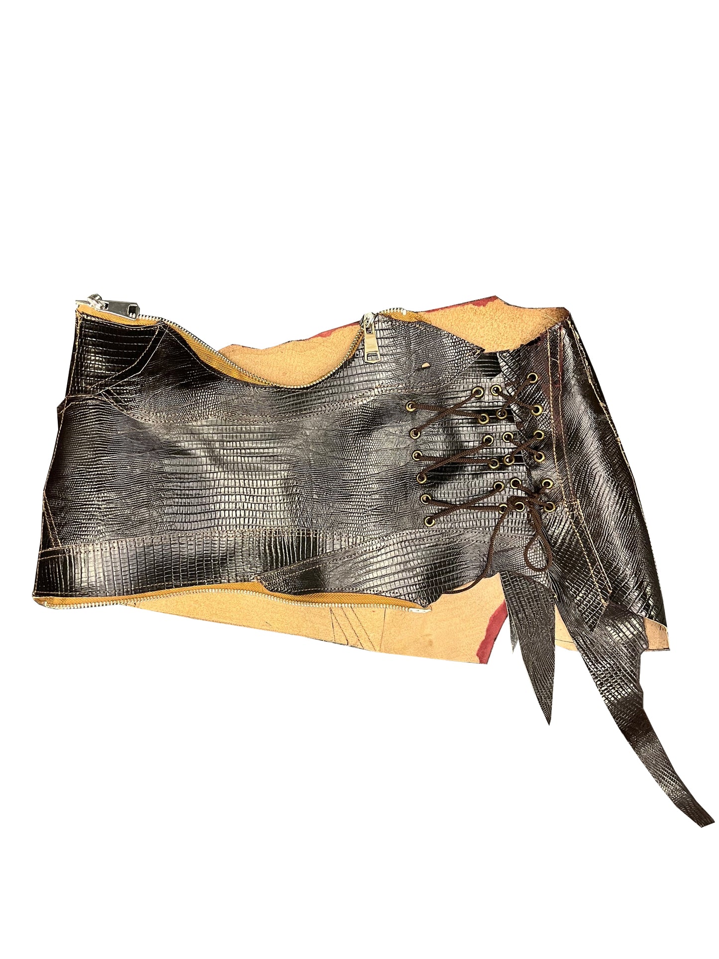 Leather Snakeskin Mini