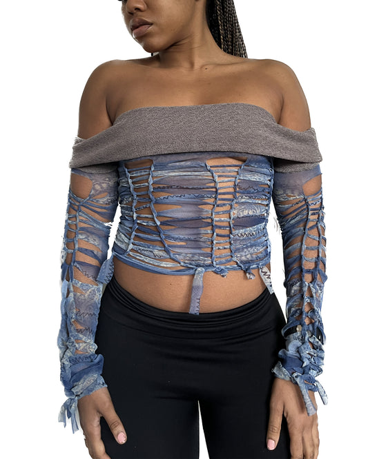 Fairy Mesh Top blue